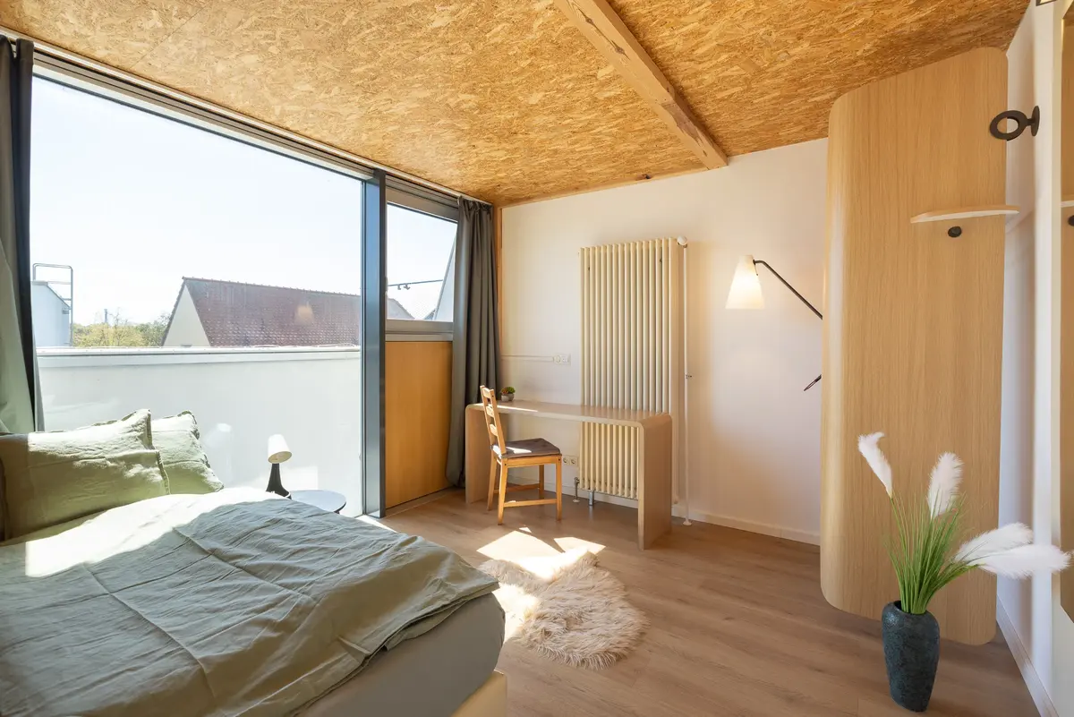Loft M, Loft mit 2 Schlafzimmern und Wohnraum, CopperRoof Apartments Merseburg, Ansicht 14
