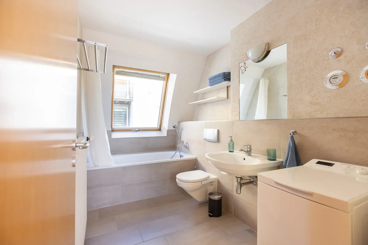 Loft M, Loft mit 2 Schlafzimmern und Wohnraum, CopperRoof Apartments Merseburg, Ansicht 17