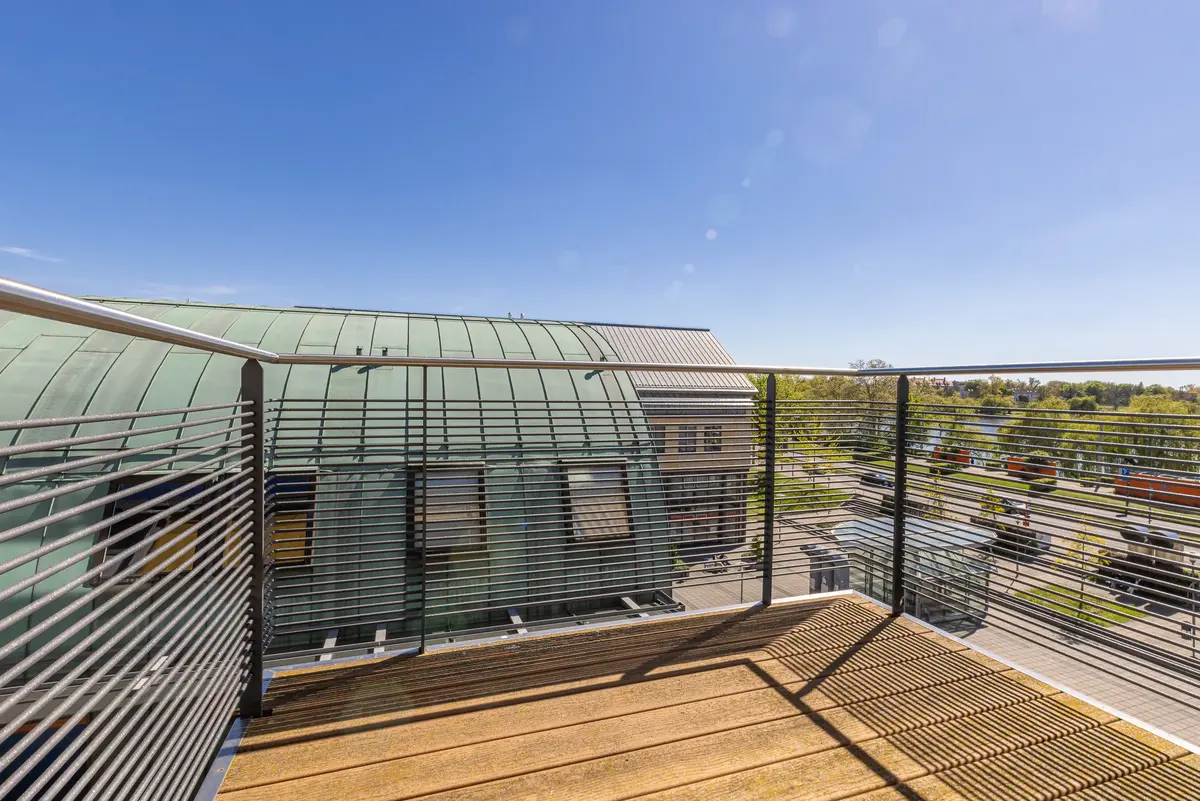 Loft S, Loft mit 1 Schlafzimmer und Wohnraum, CopperRoof Apartments Merseburg, Ansicht 2